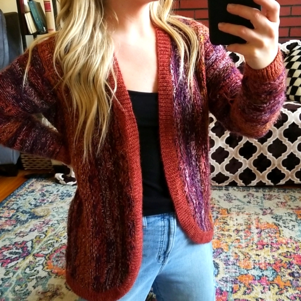 Retro Multicolor Cardigan - Picture 4 of 5